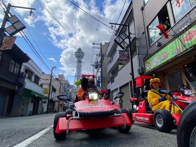 Winter in Osaka: Bathing in Illumination Light from a Go-Kart — A Luxurious Thrill Ride Only Available December through February